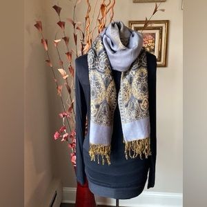 NEW JNS Gray Scarf / Shawl /Wrap